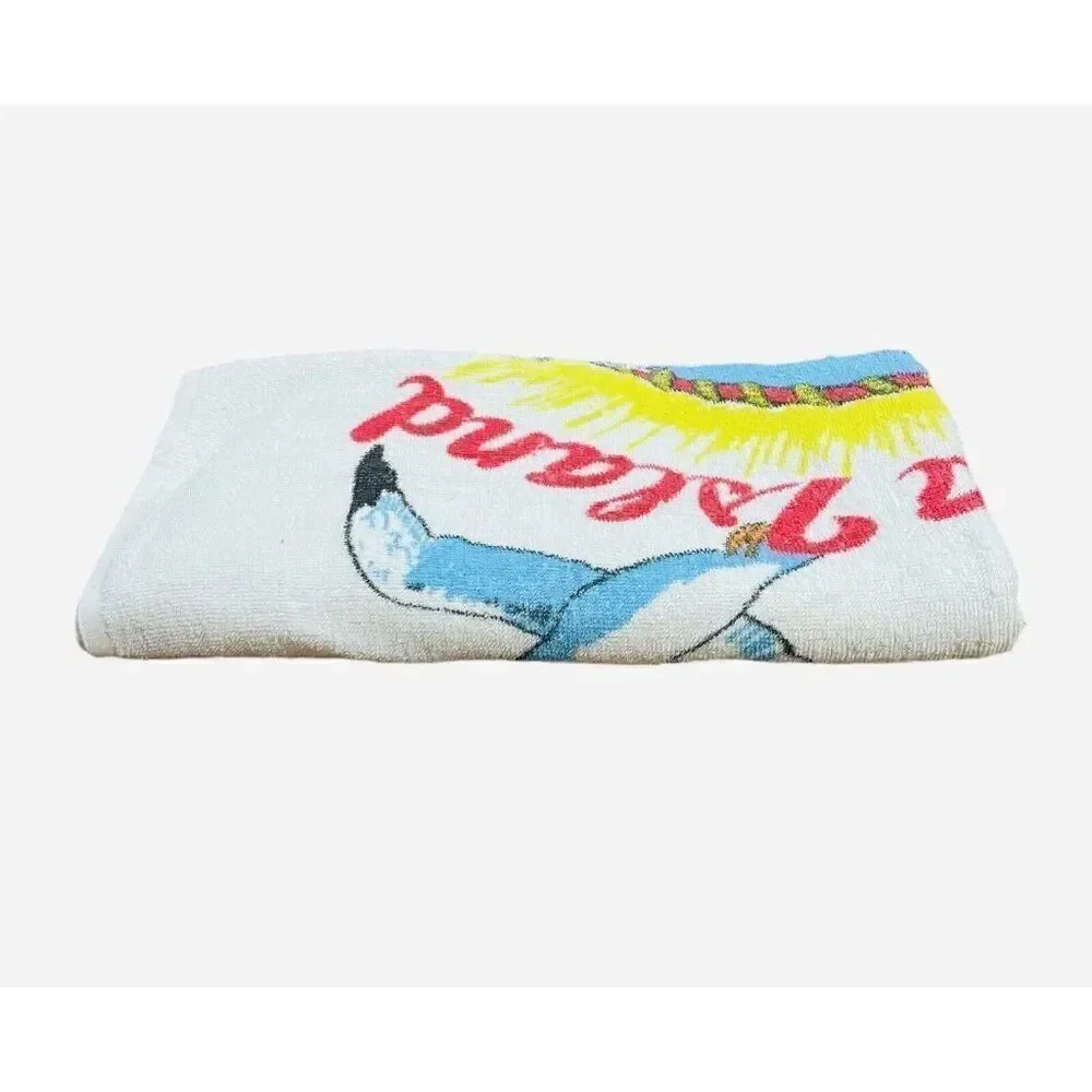 RARE Vintage 1980s Hedley Catalina Island Cotton Towel 55 x 29 Beach Souvenir